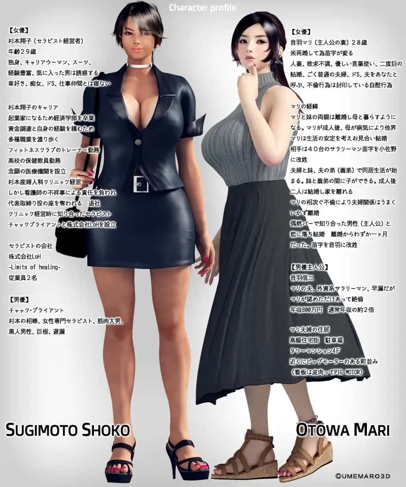 梅麻吕3D合集插画